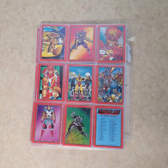 1992 Youngblood Complete Set of Trading Cards 1-90 - Picture 10 of 10